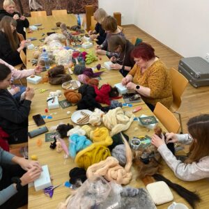 Warsztaty filcowania Jawor 14 lutego